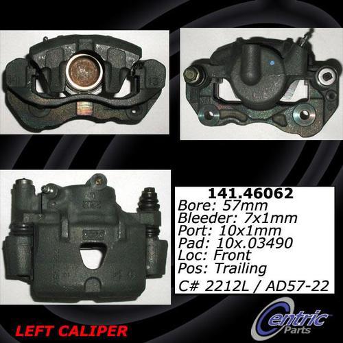 Centric 141.46062 front brake caliper-premium semi-loaded caliper-preferred