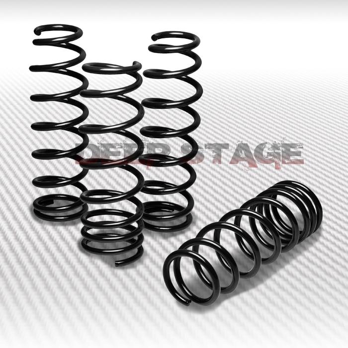 2"drop sport suspension lowering spring 03-07 honda accord/04-08 acura tsx black