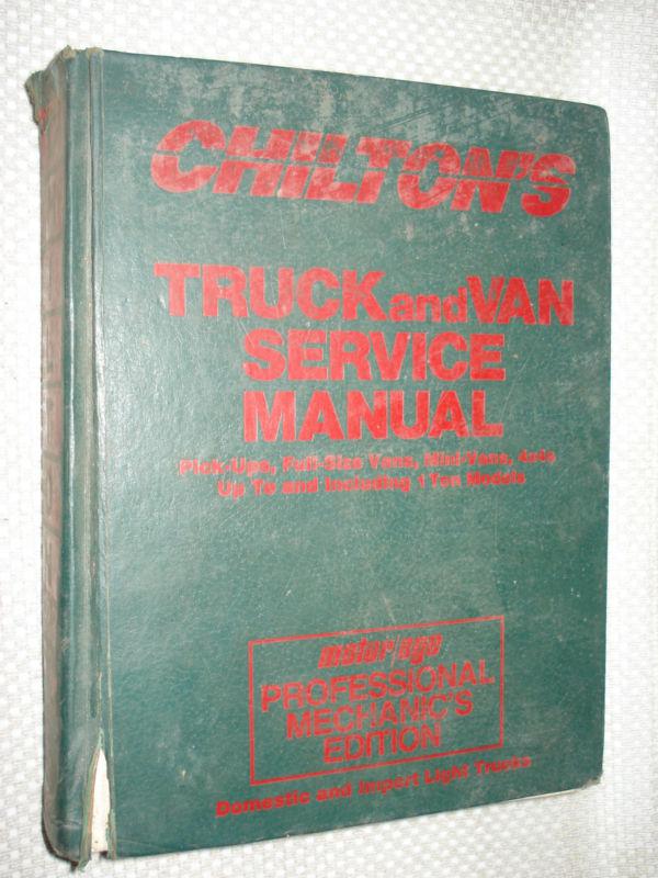 1982-1988 truck service manual shop book chevy ford dodge 83 88 87 toyota nissan