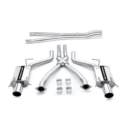 04-05 5.7l cadillac cts magnaflow 2.5" stainless cat-back exhaust with tip 16636