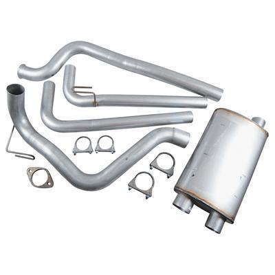 Summit racing exhaust system cat-back split rear steel chevy pontiac 5.7l kit