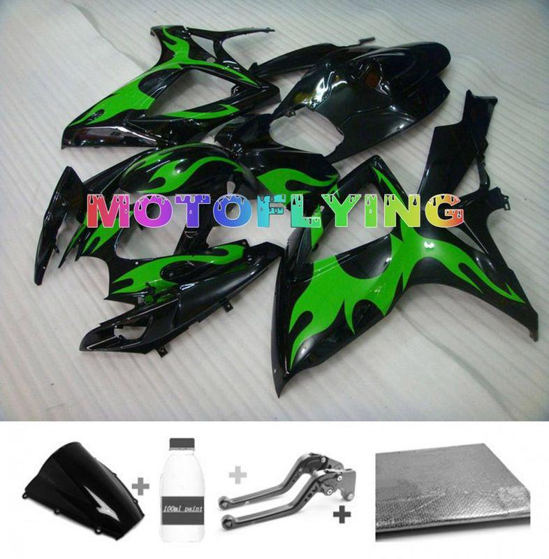 Injection fairing bodywork paint levers for suzuki 2006 2007 gsxr 600 750 k6 h40