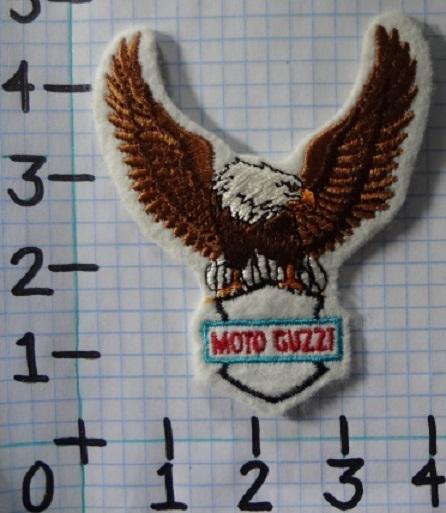 Vintage nos moto guzzi motorcycle patch from the 70's 004