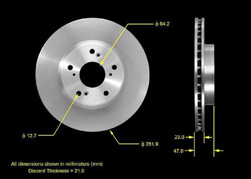 Bendix prt5232 front brake rotor/disc-disc brake rotor