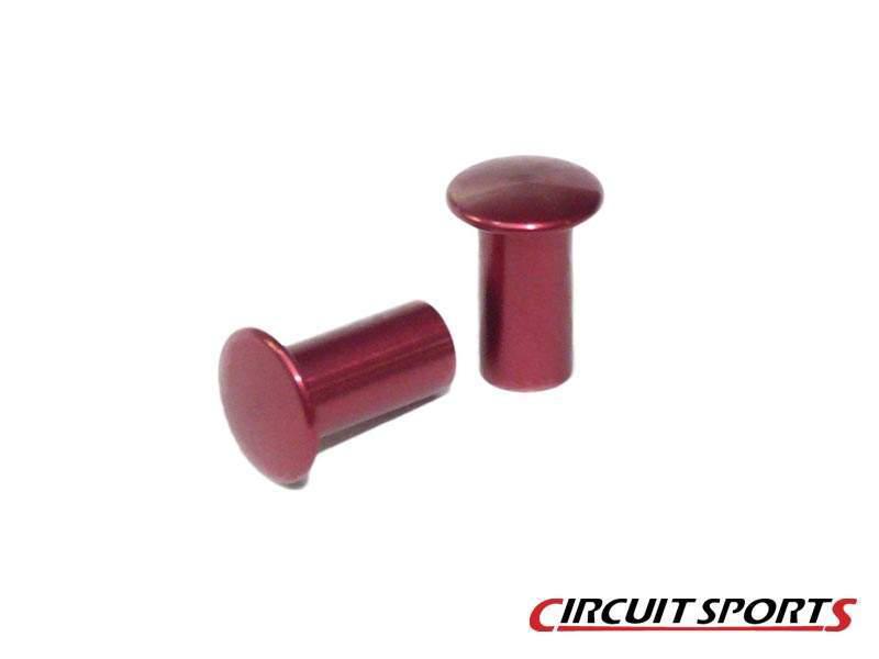 Circuit sports aluminum drift knob 89-98 240sx -red