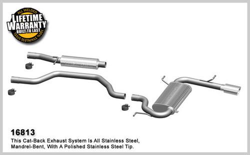 Magnaflow 16813 chrysler sebring stainless cat-back system performance exhaust