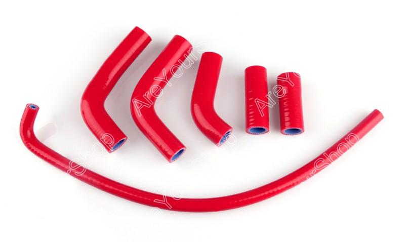 Red kit silicone hose radiator heater kawasaki ninja 250 250r ex250 2008-2012