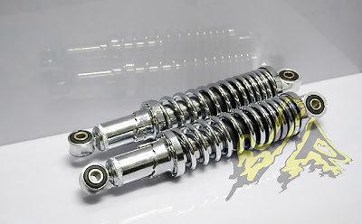 280mm chrome shocks for monkey z50 z50j bike atv gokart