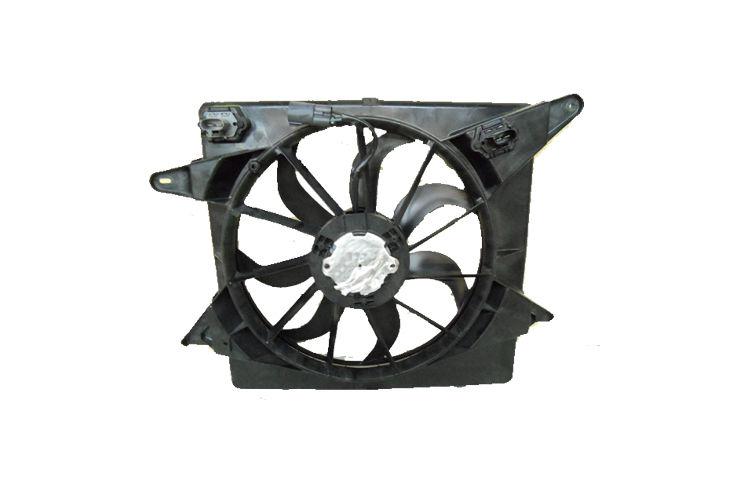 Replacement ac condenser + radiator cooling fan 10-11 cadillac srx 3.0l 20883034