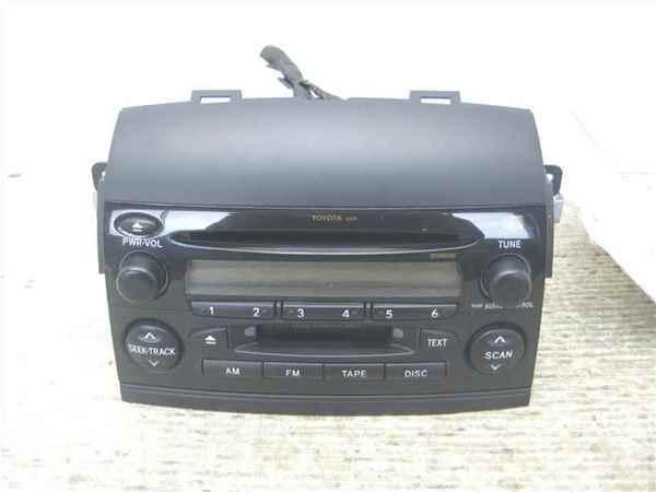 04 05 sienna cd single disc cassette player radio oem