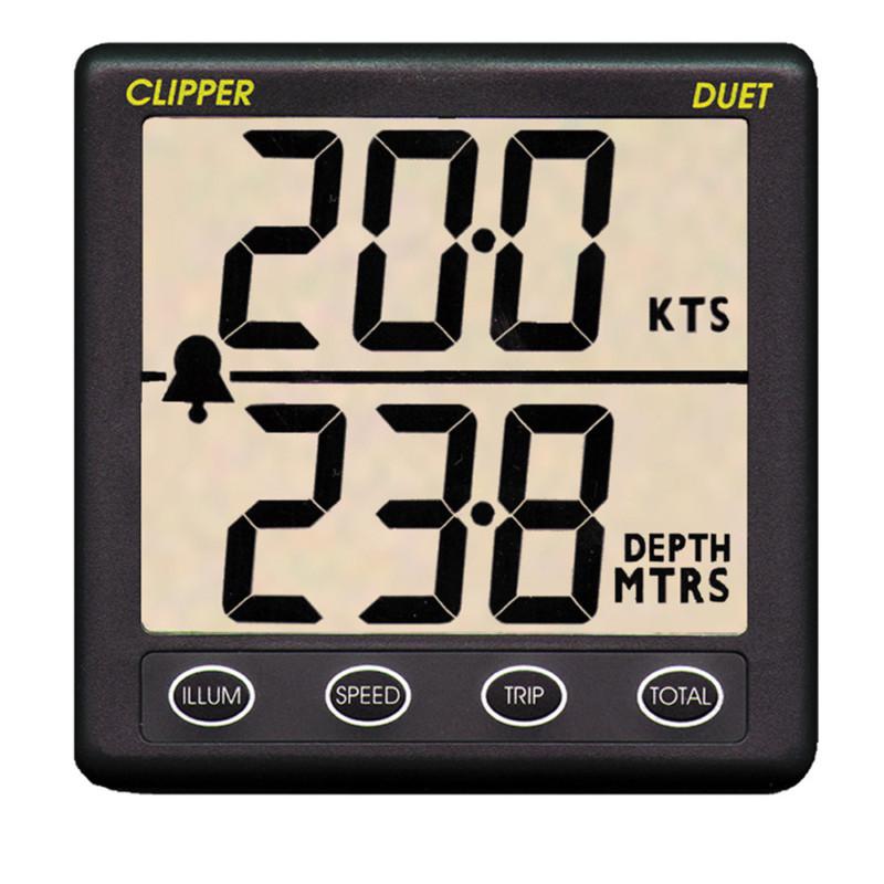 Clipper cl-ds duet instrument depth speed log w/transducer