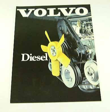 1981 81 volvo diesel models brochure sedan and wagon