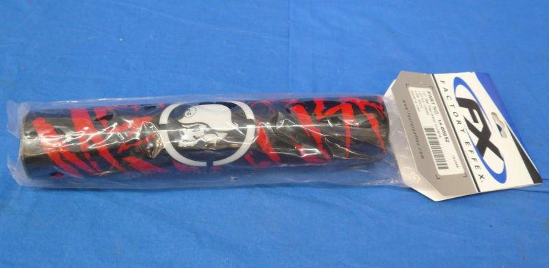 Honda trx400ex trx 400ex 10" metal mulisha crossbar pad new engine cylinder pipe