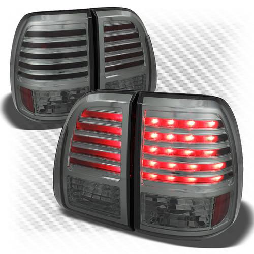 03-07 lexus lx470 smoked red philips-led perform tail lights rear brake lamps