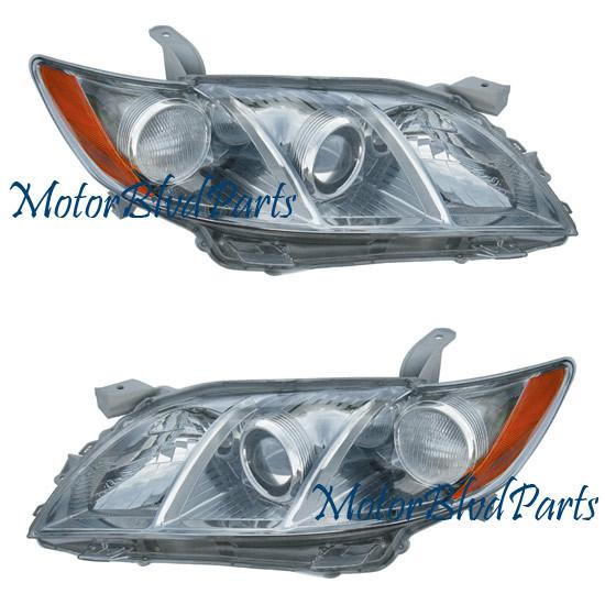 07-09 camry hybrid japan built headlights headlamps left+right set