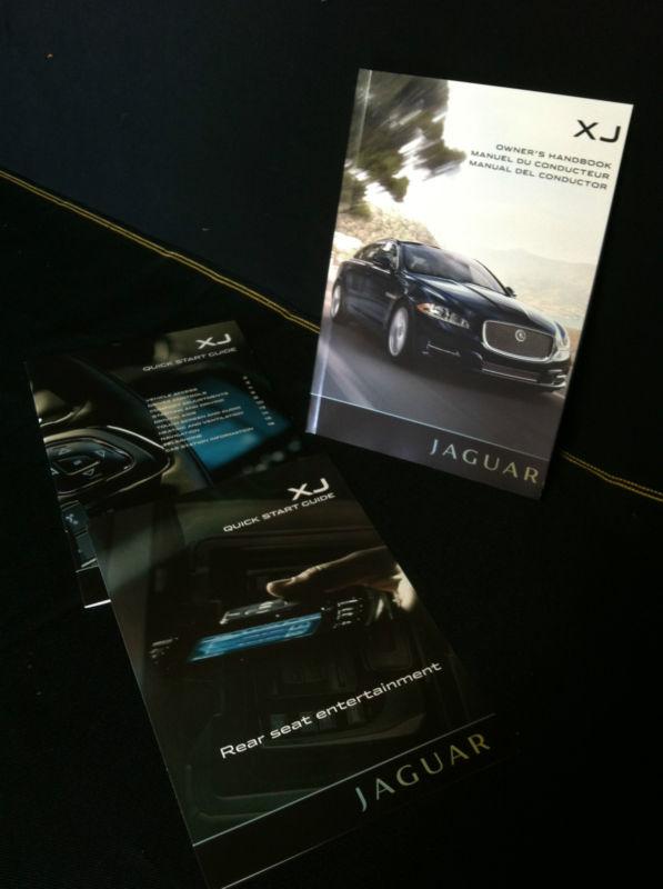 Oem jaguar owner handbook manual & quick start guide book 10-13 xj x351 c2d24285