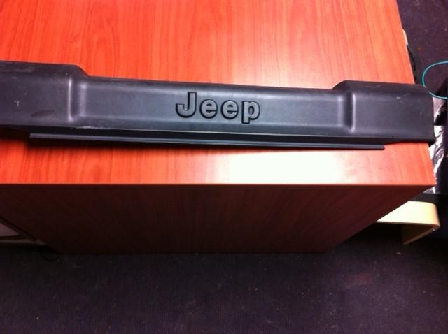 Jeep tj logo winch plate cover nr 1997-2006