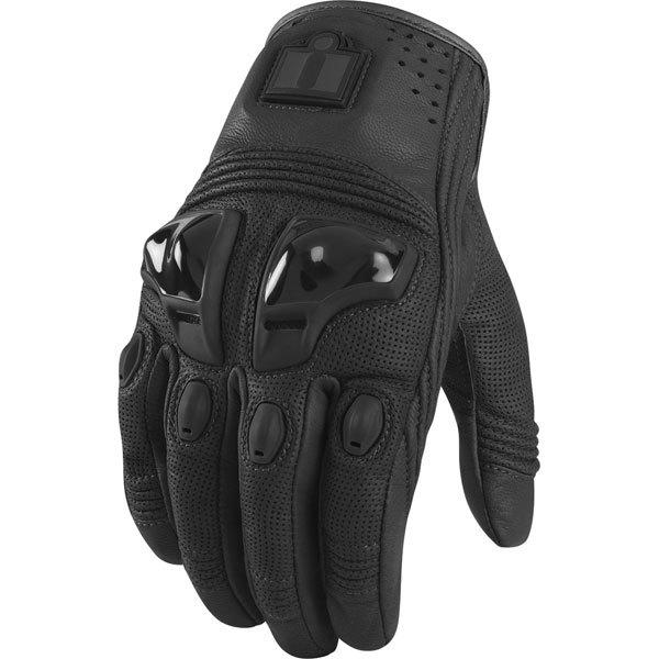 Stealth 4xl icon justice leather gloves