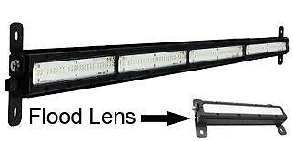 Vision x 48" shockwave led single panel fluorescent replacement flood lens