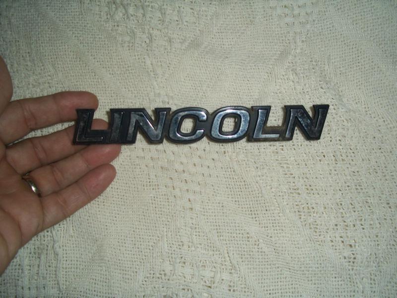 Ford lincoln navigator lincoln emblem  6 1/4" x 1"  logo 