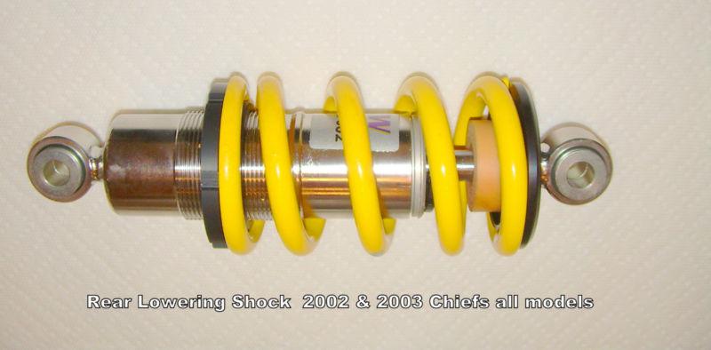 New - indian motorcycle lowering shock all chief models 2002 to 2004 w/ pp100