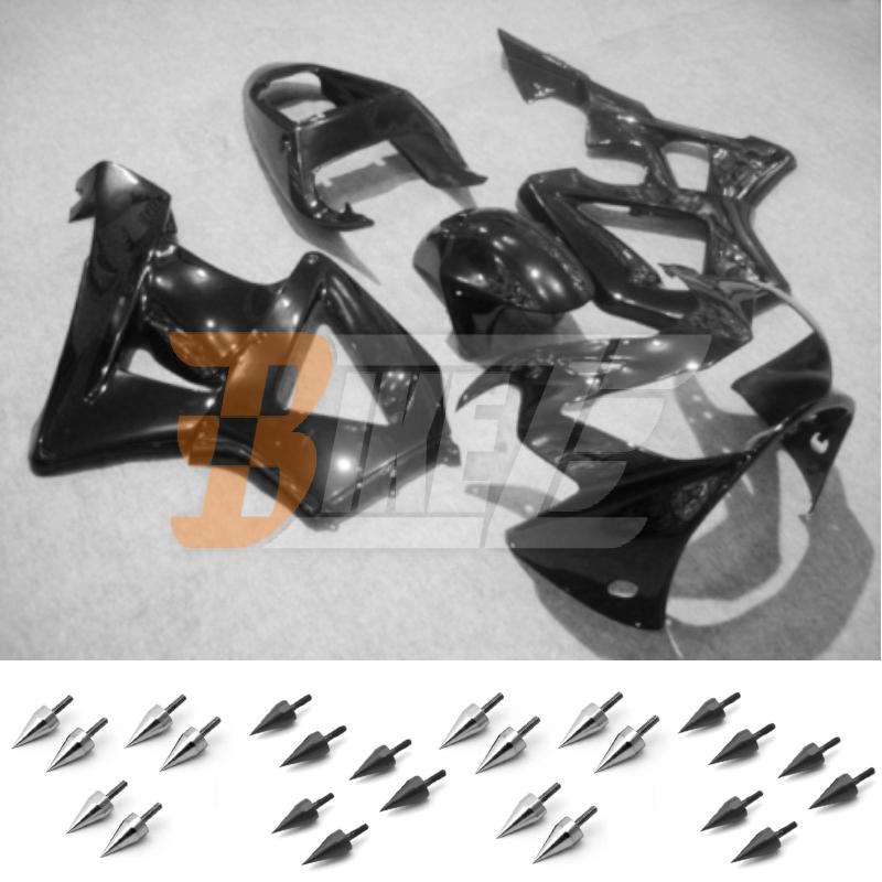 Free bolt kit! body frame fairing bodywork for honda cbr900rr 929 2000 2001 blk