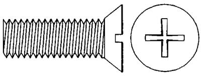 Handiman 8-32x1-1/2 phil fh m/screw with/ 774