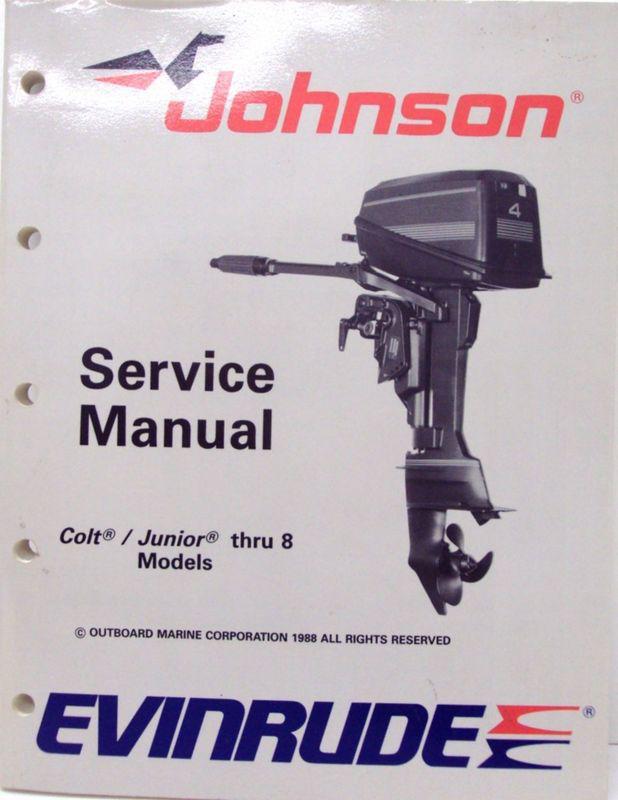 Johnson service manual colt/junior thru 8 models 507753