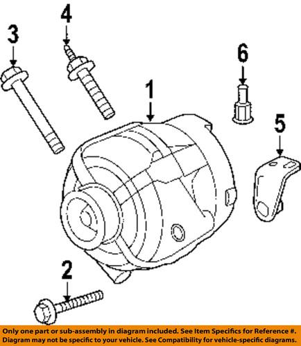 Chevrolet gm oem 20911162 alternator/generator/alternator