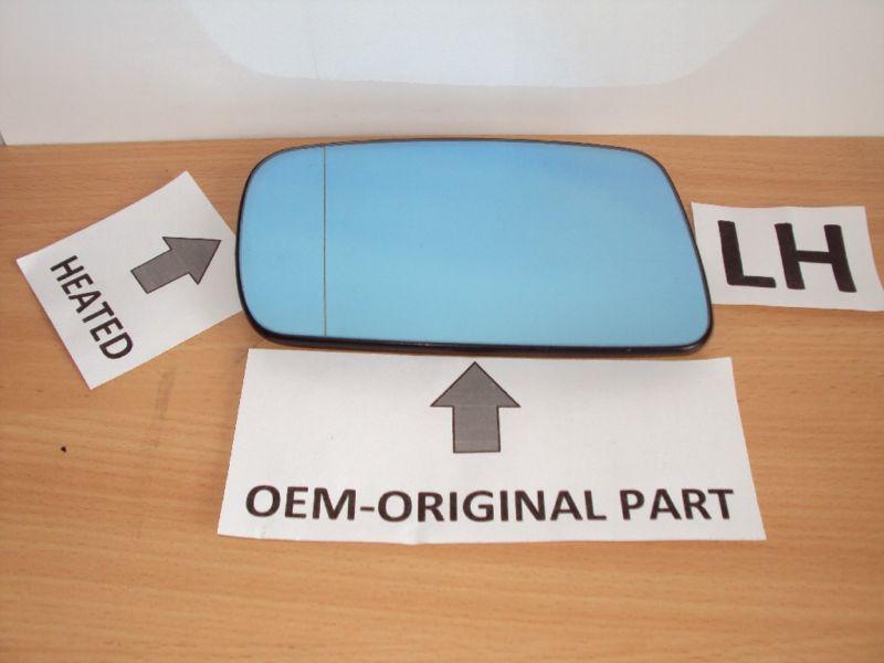 Oem bmw 3 series e46 coupe cabrio wing heated mirror glass lh/driver/left side