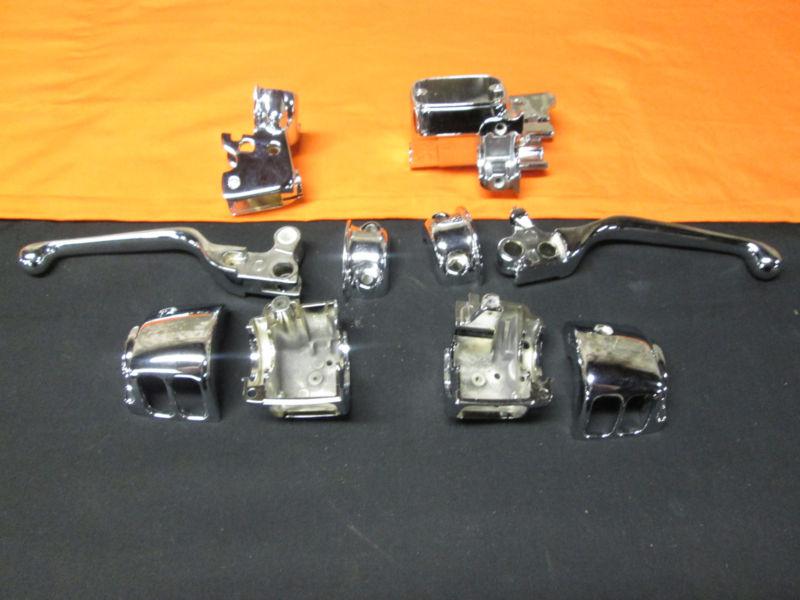 Harley-davidson chrome hand control kit 96-05 flt models