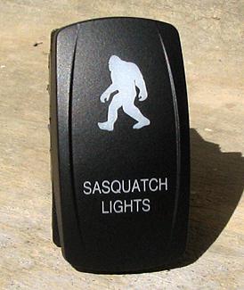Polaris rzr xp 1000 xp1k marine grade backlit novelty sasquatch lights switch