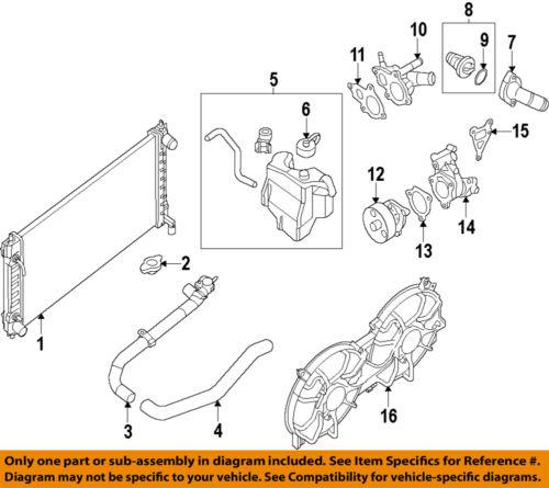 Nissan oem 21460zn50a radiator