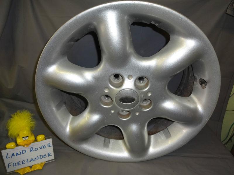 02 03 04 05 land rover freelander alloy aluminum wheel rim 17" inch oem 6 spoke 