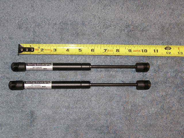 2ea nitro-prop strut shock support ram rod direct rep spring lift sl-10-50  