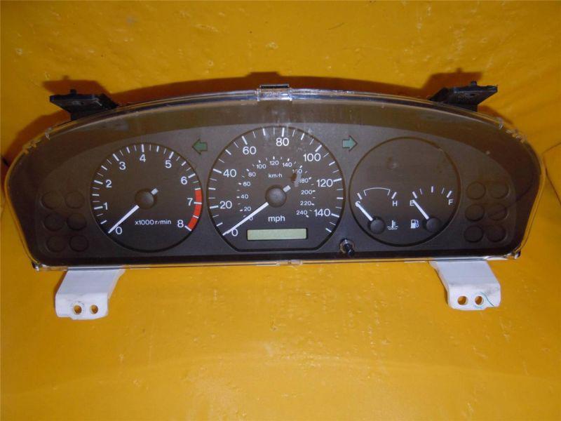 98 99 mazda 626 speedometer instrument cluster dash panel gauges 75,464