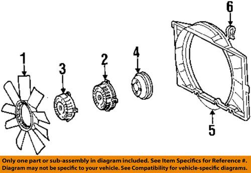 Mercedes-benz-mb oem 1295051355 cooling fan-shroud