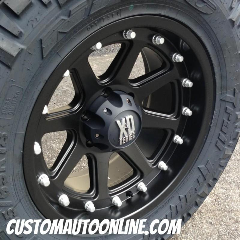 17x9 kmc xd addict 798 matte black - 5x5 5x127 jeep wrangler -12 offset