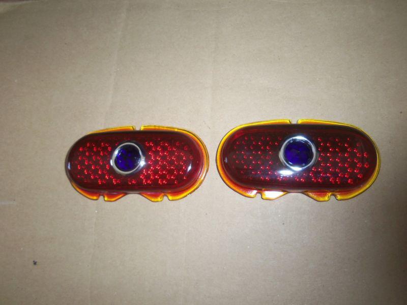 1942-48ford car taillight lenses-w/bluedot-21a-13450-bd