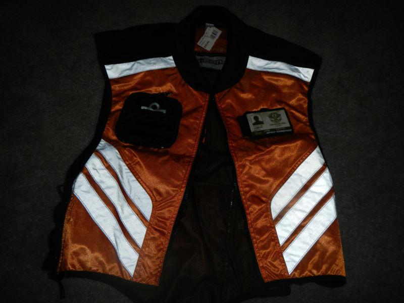 Icon military spec vest orange xs-large