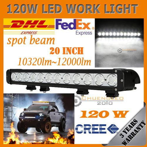 10320lm 12000lm 20inch 120w cree led work light driving off-road pickup car 4wd