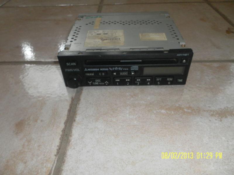 2000-01mitsubishi montero galant diamante  infinty am/fm radio cd player  p913