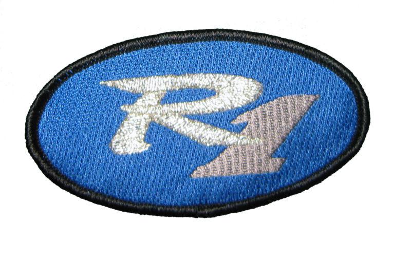 Yamaha r1 embroidered sew-on patch, 4"