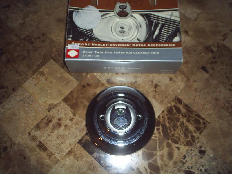 Harley davidson 105th anniversary dyna twin cam air cleaner trim