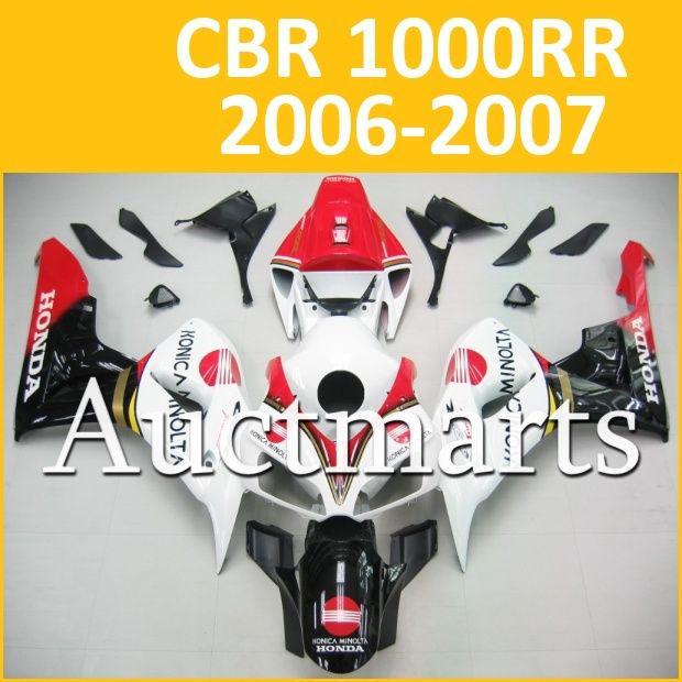 Fit honda 06 07 cbr1000rr cbr 1000 rr 2006 2007 fairing kit abs plastics b13 e55