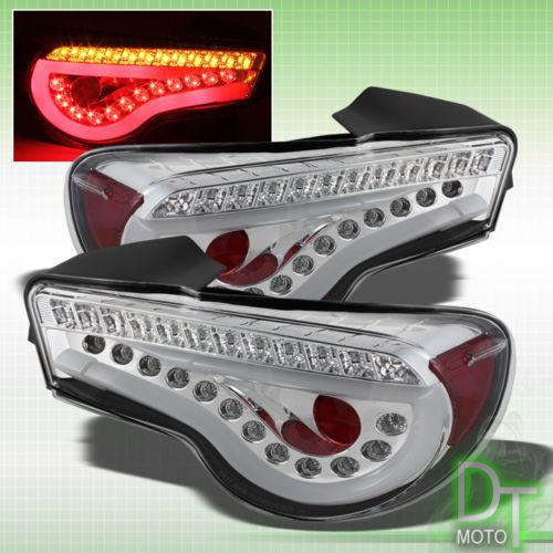 2012-13 scion frs philips-led perform tail lights w/led strip bar left+right