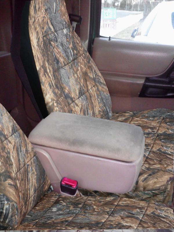New 05-12 ford ranger 60/40 camo reeds seat covers & console cover made to fit  