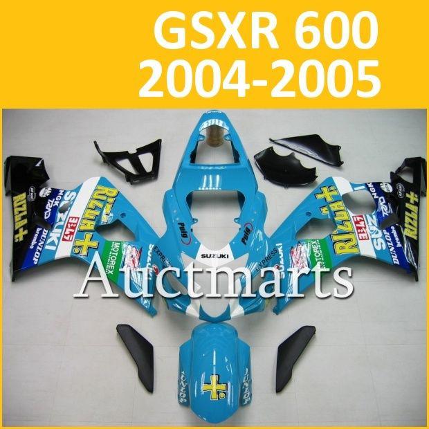 Fit suzuki 04 05 gsxr 750 gsxr 600 2004 2005 gsx-r fairing k4 bodywork b13 h7