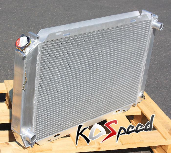 79-93 ford mustang manual transmission triple 3 row aluminum racing radiator