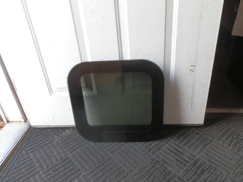 Rv black tinted solid window r.o. 15" x 15" 